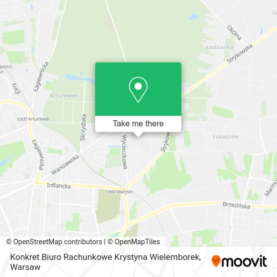 Konkret Biuro Rachunkowe Krystyna Wielemborek map