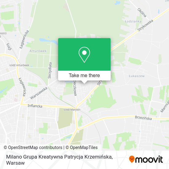 Milano Grupa Kreatywna Patrycja Krzemińska map