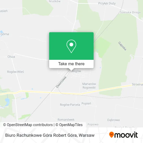 Карта Biuro Rachunkowe Góra Robert Góra