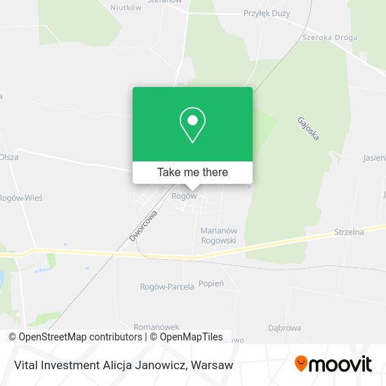 Vital Investment Alicja Janowicz map