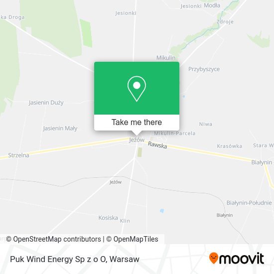 Puk Wind Energy Sp z o O map