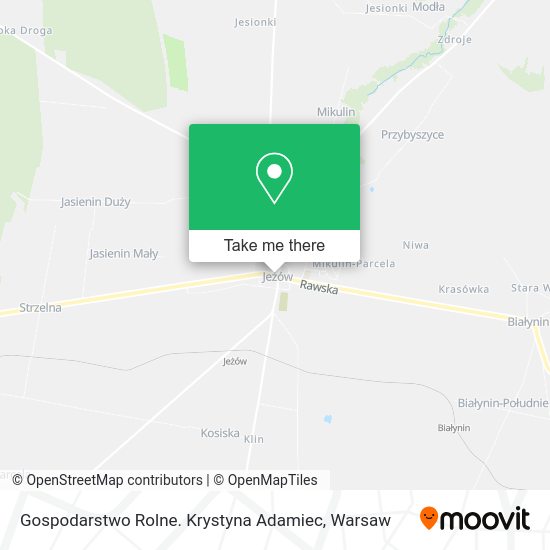 Gospodarstwo Rolne. Krystyna Adamiec map