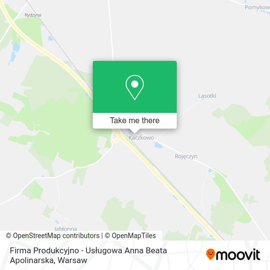 Firma Produkcyjno - Usługowa Anna Beata Apolinarska map