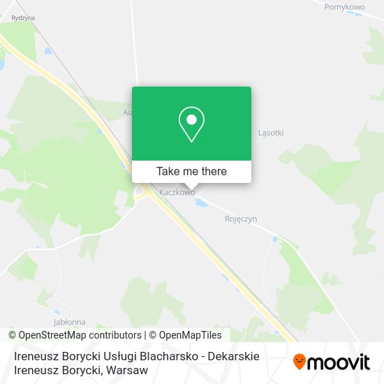 Ireneusz Borycki Usługi Blacharsko - Dekarskie Ireneusz Borycki map