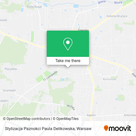 Stylizacja Paznokci Paula Delikowska map