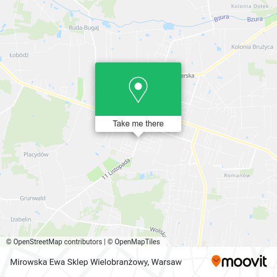 Mirowska Ewa Sklep Wielobranżowy map