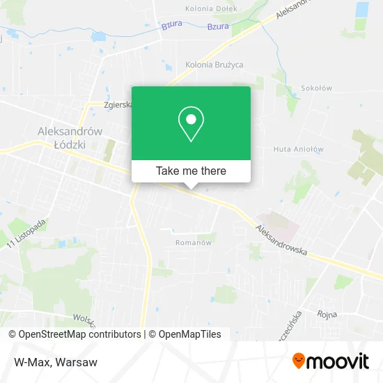 W-Max map