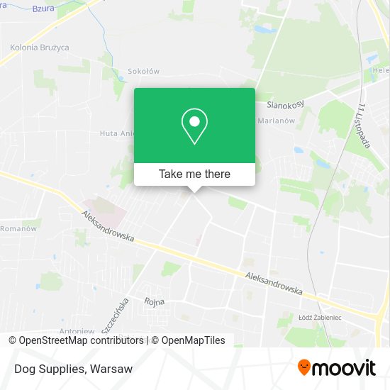 Dog Supplies map