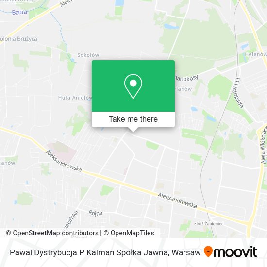 Pawal Dystrybucja P Kalman Spółka Jawna map