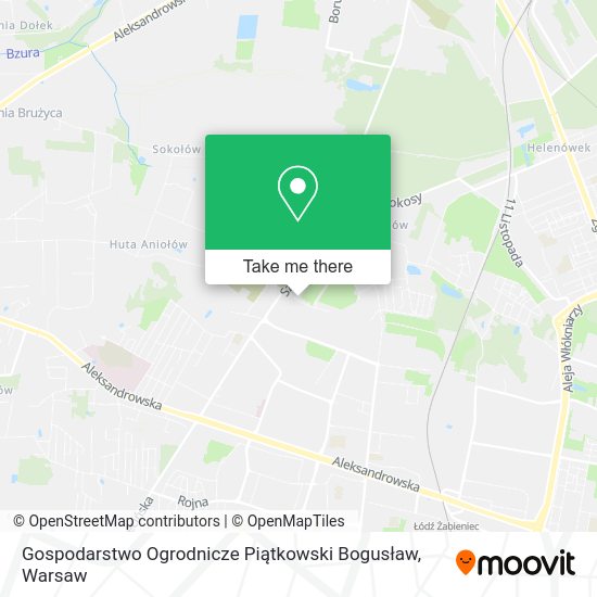 Gospodarstwo Ogrodnicze Piątkowski Bogusław map