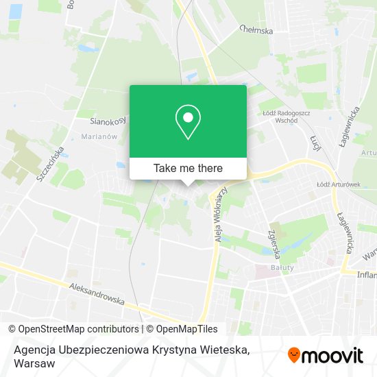 Agencja Ubezpieczeniowa Krystyna Wieteska map