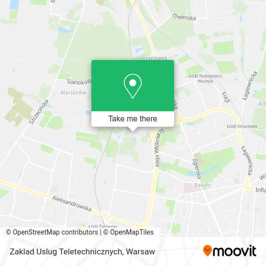 Карта Zaklad Uslug Teletechnicznych