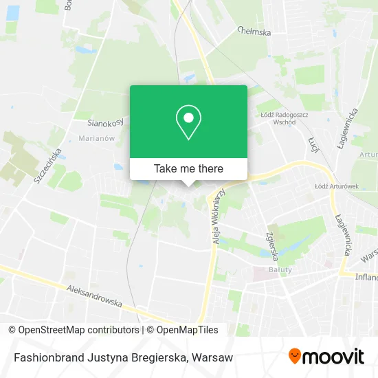 Fashionbrand Justyna Bregierska map