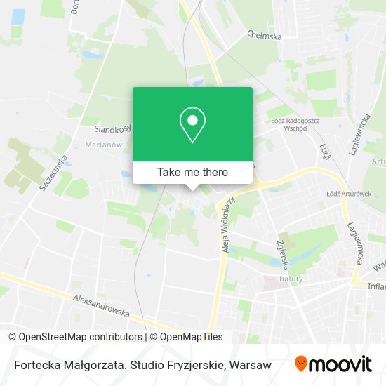 Fortecka Małgorzata. Studio Fryzjerskie map