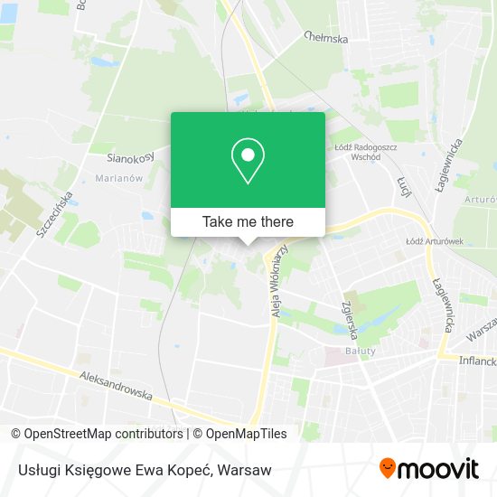 Usługi Księgowe Ewa Kopeć map