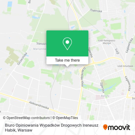 Biuro Opiniowania Wypadków Drogowych Ireneusz Habik map