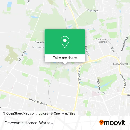 Карта Pracownia Horeca