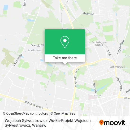 Карта Wojciech Sylwestrowicz Wu-Es-Projekt Wojciech Sylwestrowicz