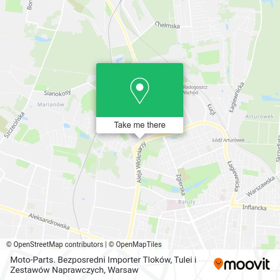 Карта Moto-Parts. Bezposredni Importer Tloków, Tulei i Zestawów Naprawczych