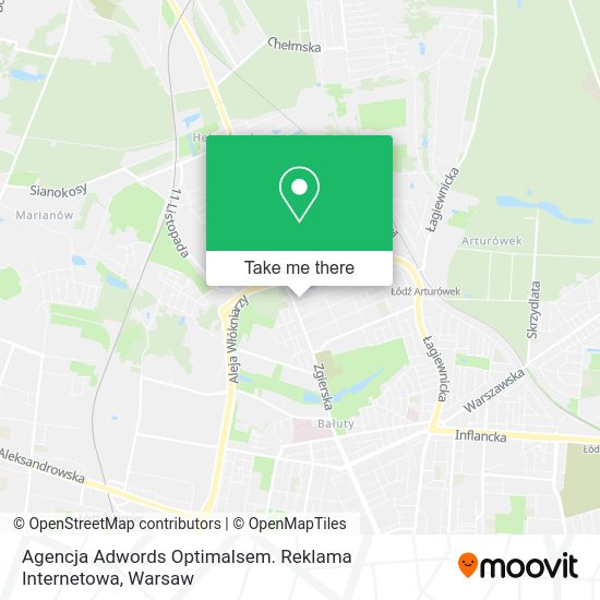 Agencja Adwords Optimalsem. Reklama Internetowa map