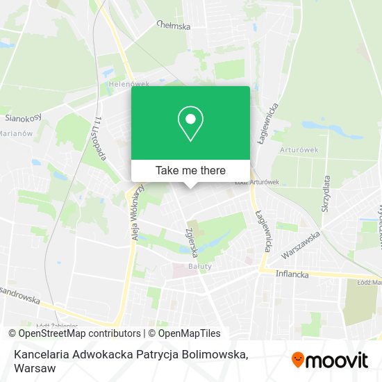 Kancelaria Adwokacka Patrycja Bolimowska map