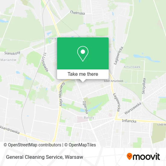Карта General Cleaning Service