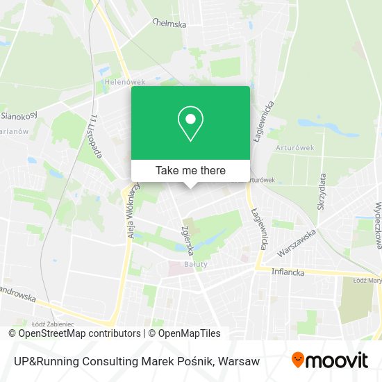 UP&Running Consulting Marek Pośnik map