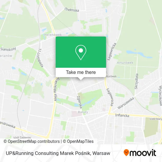 Карта UP&Running Consulting Marek Pośnik
