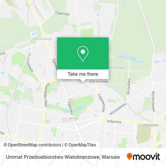 Unimat Przedsiebiorstwo Wielobranzowe map