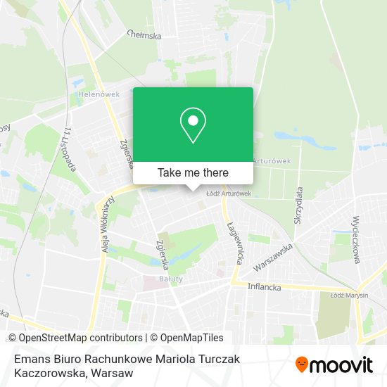 Emans Biuro Rachunkowe Mariola Turczak Kaczorowska map