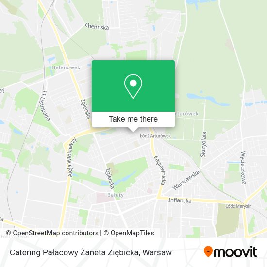 Catering Pałacowy Żaneta Ziębicka map