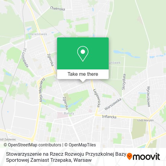 Stowarzyszenie na Rzecz Rozwoju Przyszkolnej Bazy Sportowej Zamiast Trzepaka map