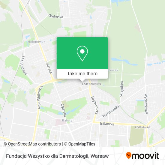 Fundacja Wszystko dla Dermatologii map