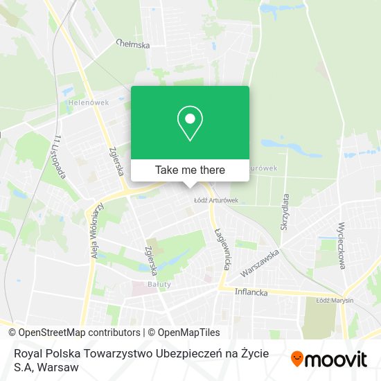 Royal Polska Towarzystwo Ubezpieczeń na Życie S.A map