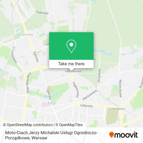 Moto-Ciach Jerzy Michalski Usługi Ogrodniczo-Porządkowe map