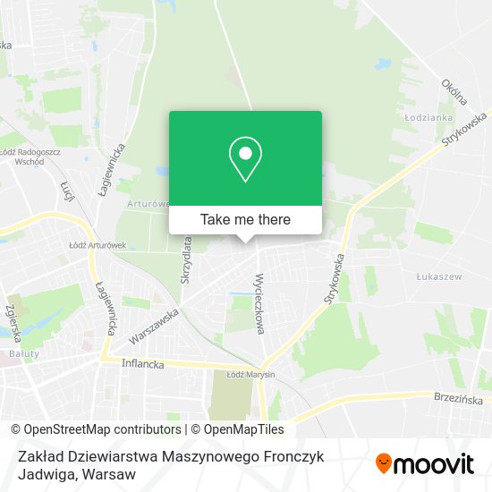 Zakład Dziewiarstwa Maszynowego Fronczyk Jadwiga map