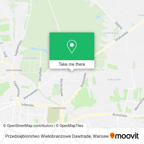 Przedsiębiorstwo Wielobranżowe Dawtrade map