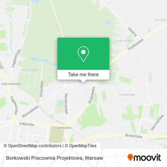 Карта Borkowski Pracownia Projektowa