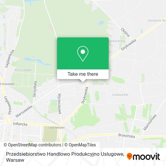 Przedsiebiorstwo Handlowo Produkcyjno Uslugowe map