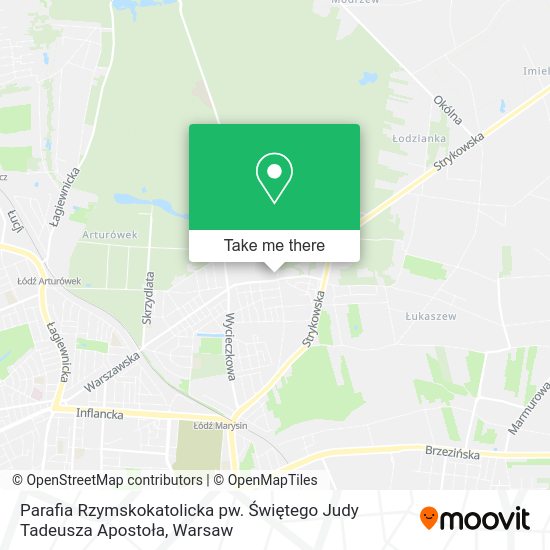 Parafia Rzymskokatolicka pw. Świętego Judy Tadeusza Apostoła map