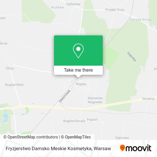 Fryzjerstwo Damsko Meskie Kosmetyka map