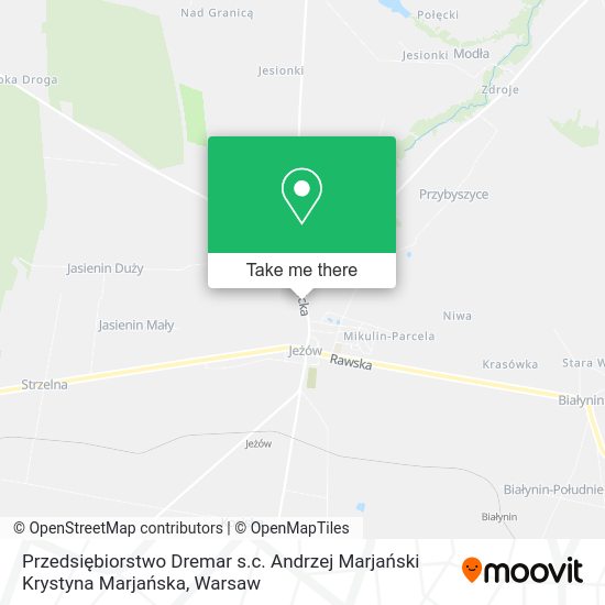 Przedsiębiorstwo Dremar s.c. Andrzej Marjański Krystyna Marjańska map