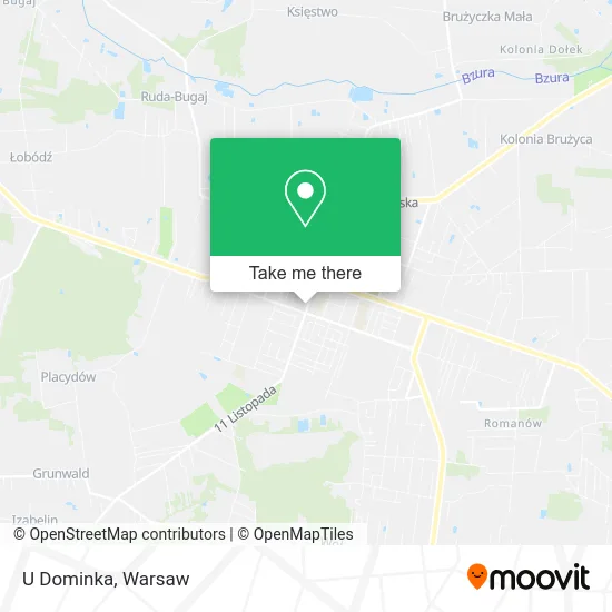 U Dominka map