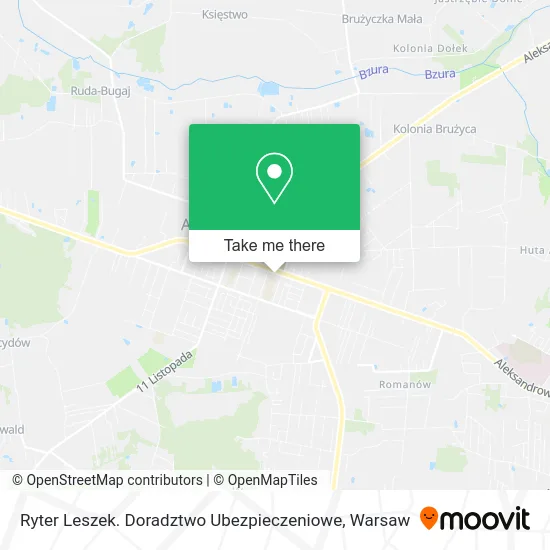Карта Ryter Leszek. Doradztwo Ubezpieczeniowe