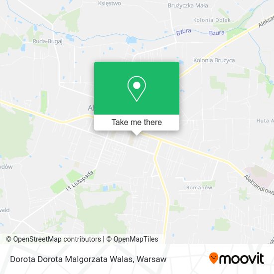 Dorota Dorota Malgorzata Walas map