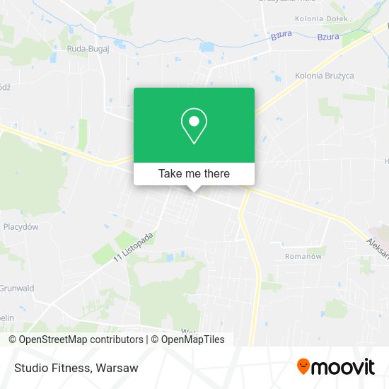 Studio Fitness map