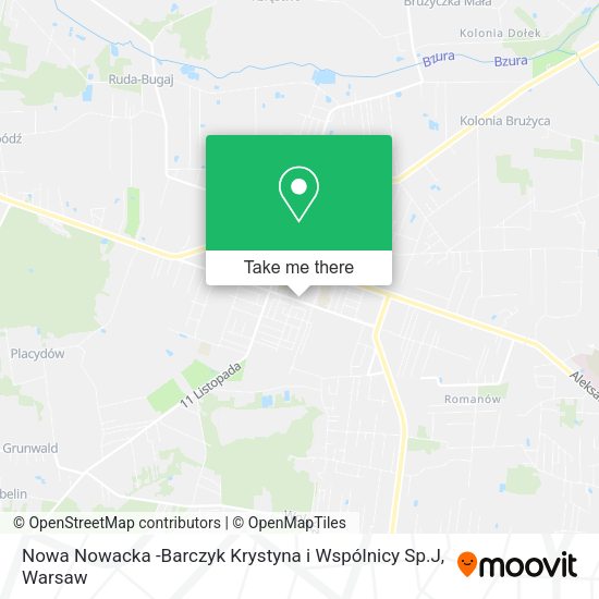 Nowa Nowacka -Barczyk Krystyna i Wspólnicy Sp.J map