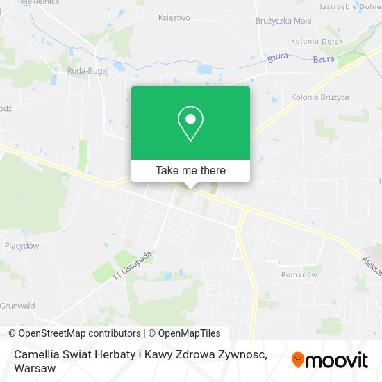 Camellia Swiat Herbaty i Kawy Zdrowa Zywnosc map