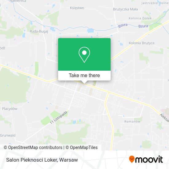 Salon Pieknosci Loker map