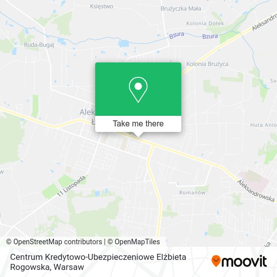 Centrum Kredytowo-Ubezpieczeniowe Elżbieta Rogowska map